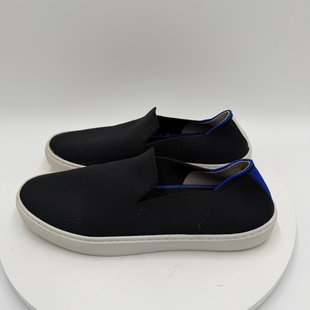Rothy's The‎ Original Women's 8 The City Flat Sneaker Loafer Black Casual Shoes